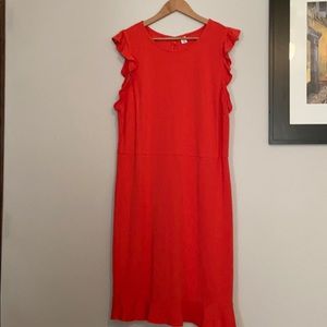 Old Navy Flutter Sleeve Midi Dress